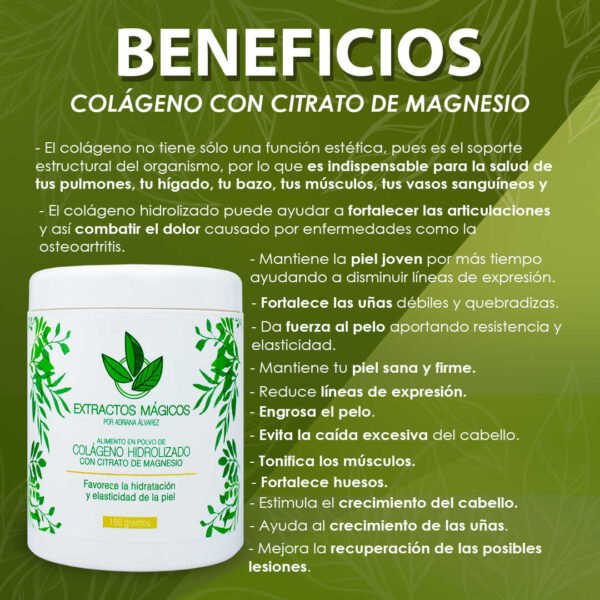 Colageno Hidrolizado con Citrato de Magnesio