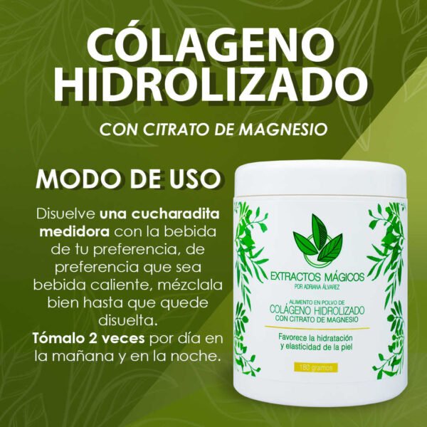 Colageno Hidrolizado con Citrato de Magnesio