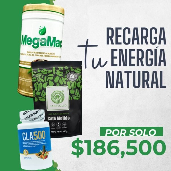 Combo Energia de Verano (CLA500 - Cafetolio - Megamac)