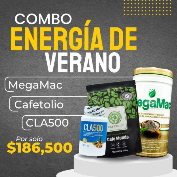 Combo Energia de Verano (CLA500 - Cafetolio - Megamac)